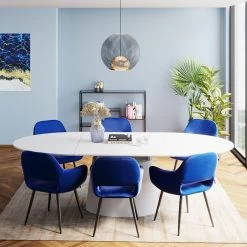 Armlehnstuhl San Francisco Blau