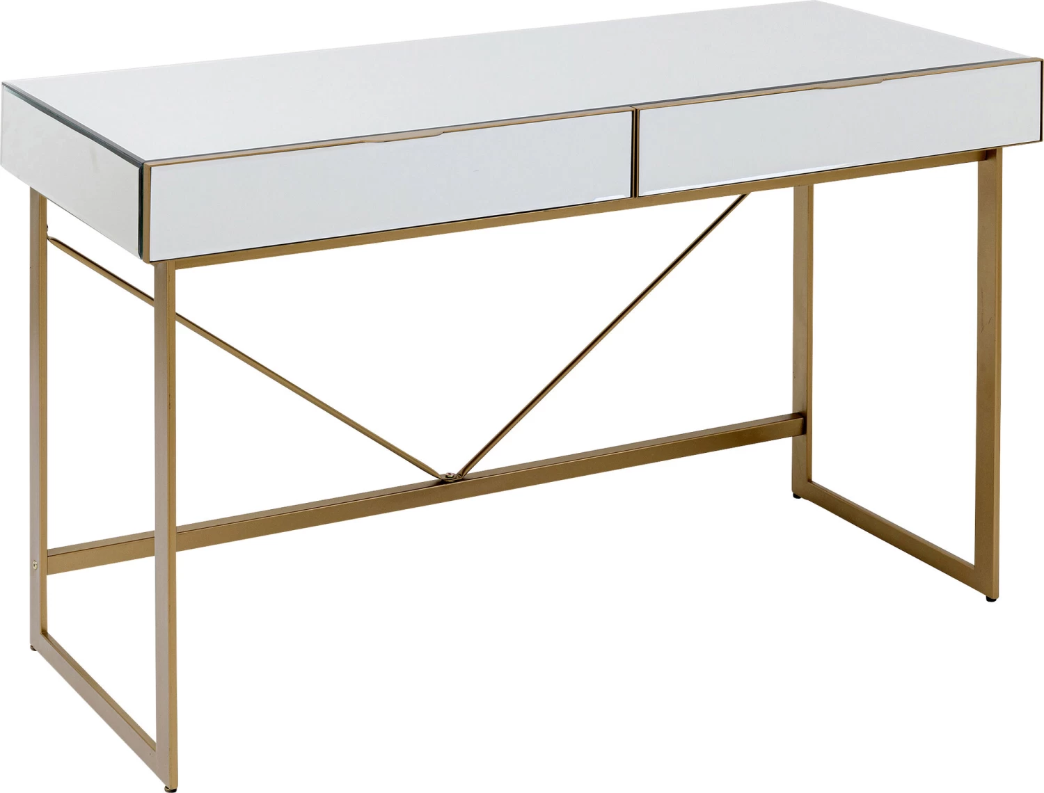 Schreibtisch Soran Gold 120x50cm – Bild 6