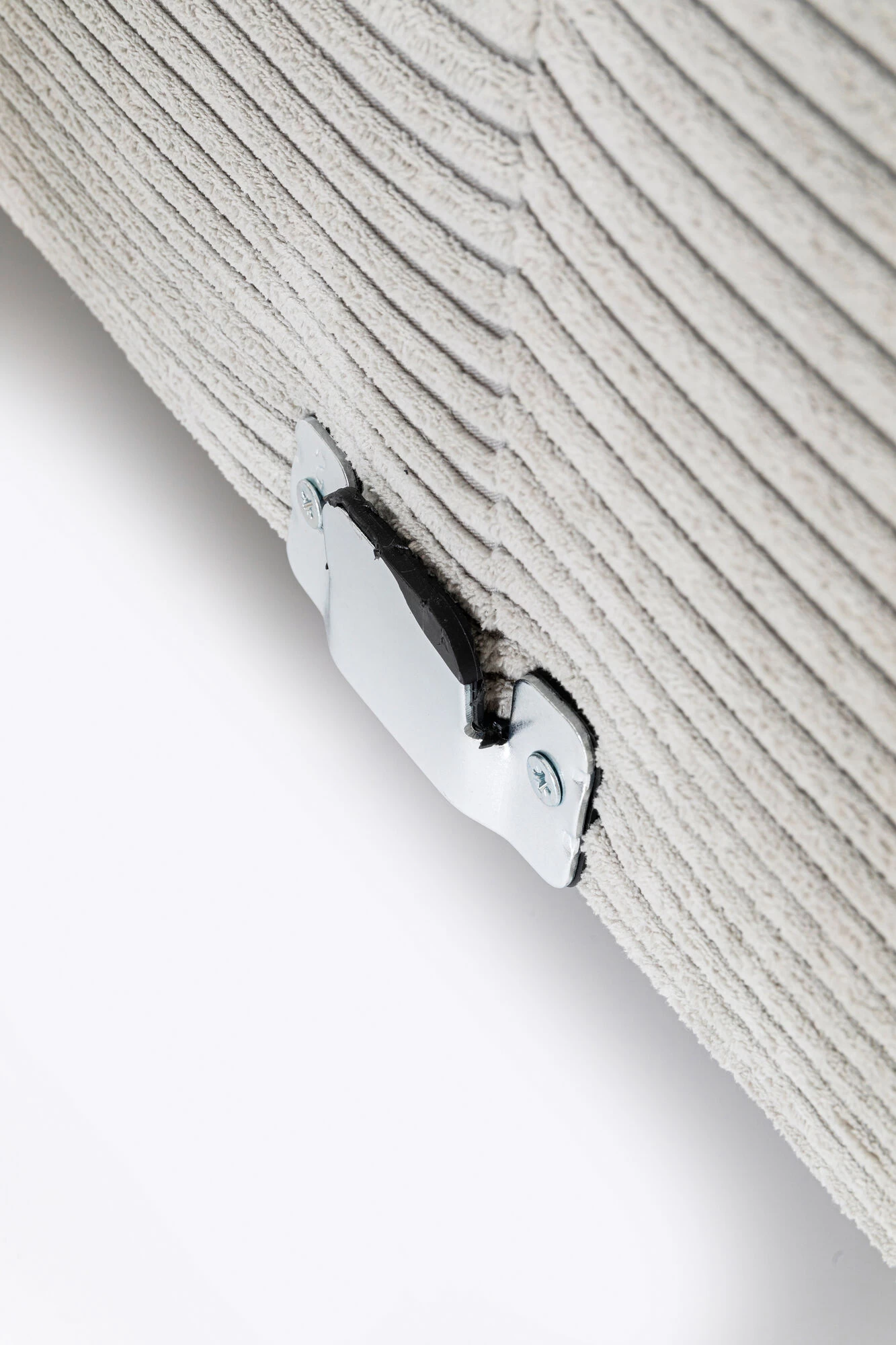 Ecksofa Gianni Cord Grau Links – Bild 13