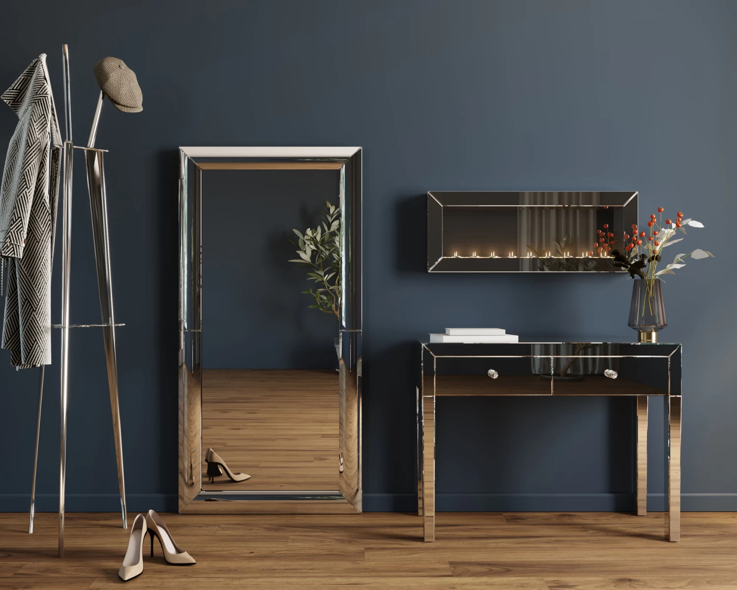 Spiegel Big Beauty Candle Light 90x35 – Bild 2