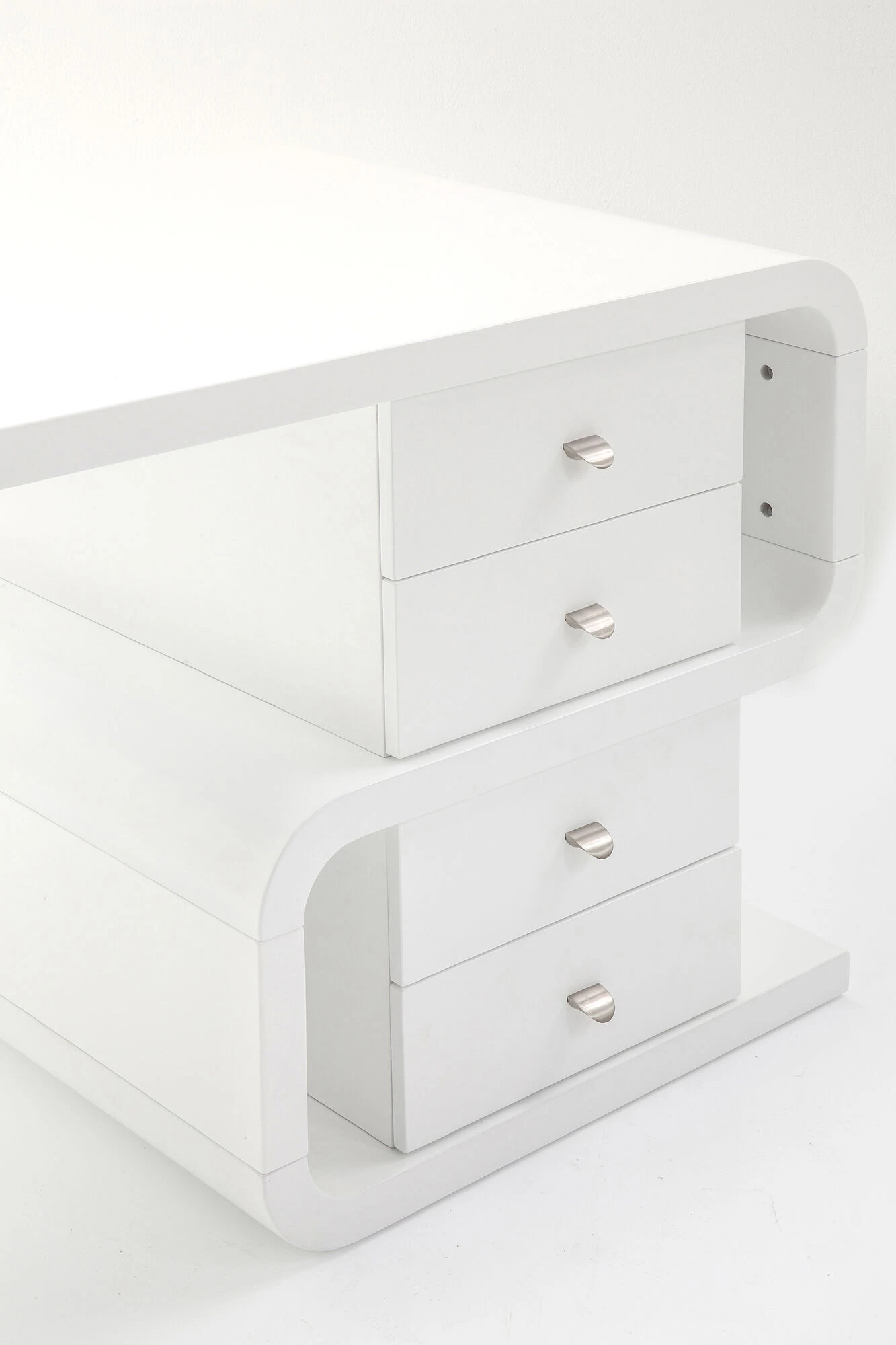 White Club Schreibtisch Snake 150x70cm – Bild 10