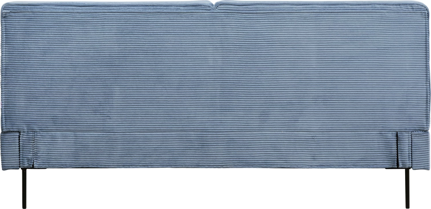 Bett East Side Cord Blau 160x200cm – Bild 9