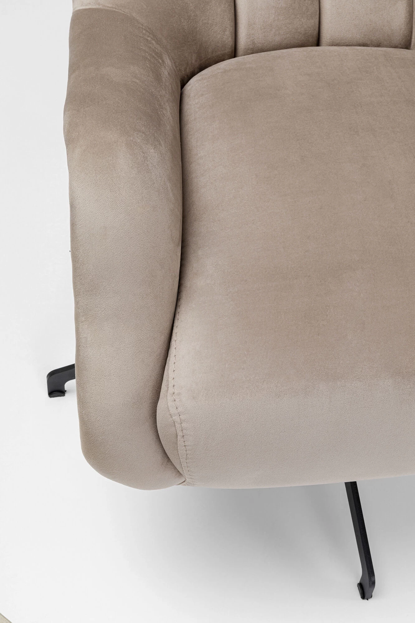 Drehsessel Bellissima Velvet Beige – Bild 6