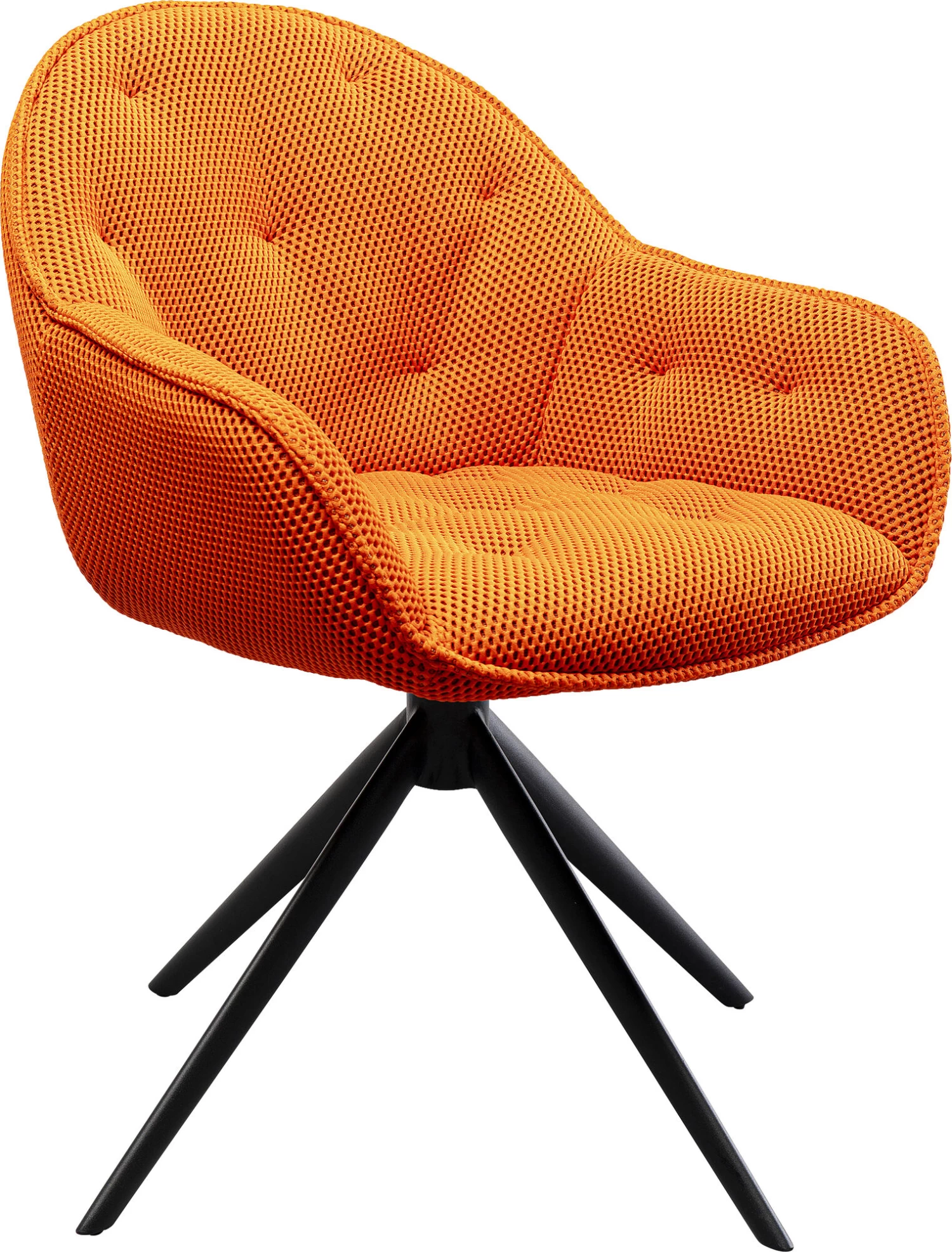 Drehstuhl Carlito Mesh Orange – Bild 2