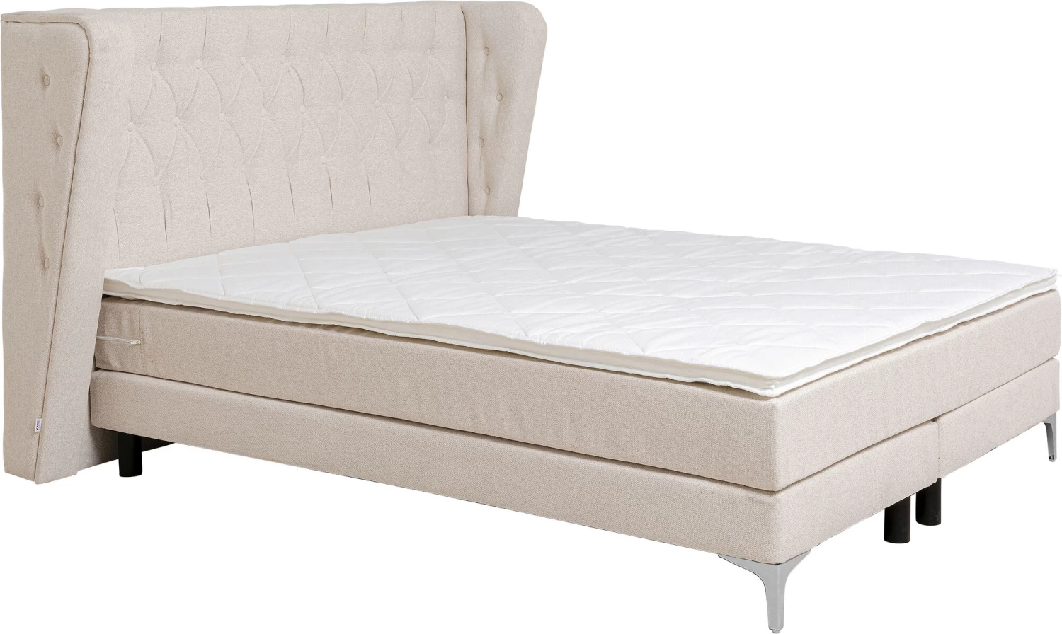 Boxspringbett Benito Moon Creme 160x200cm – Bild 3