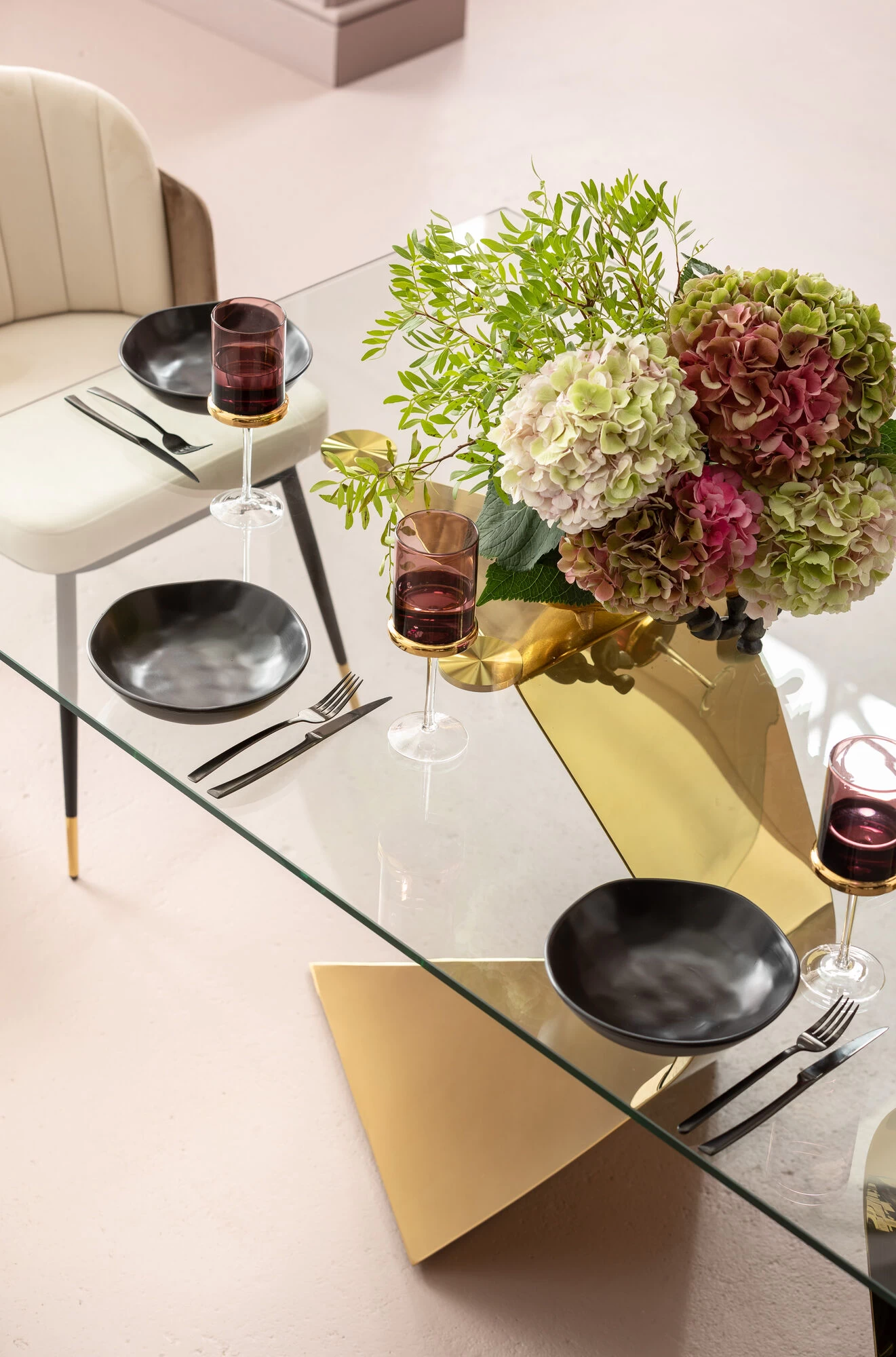 Tisch Gloria Gold 100x200cm – Bild 5