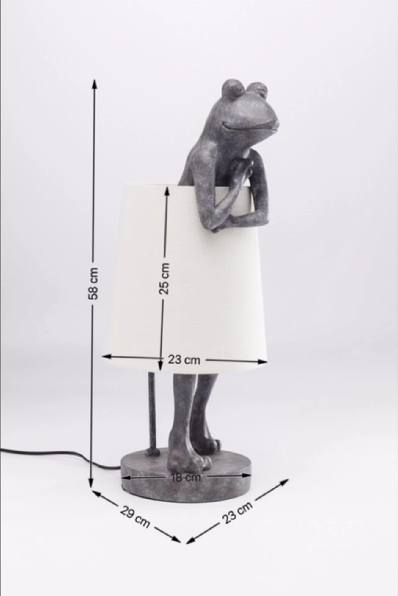 Tischleuchte Animal Frog Grau – Bild 8