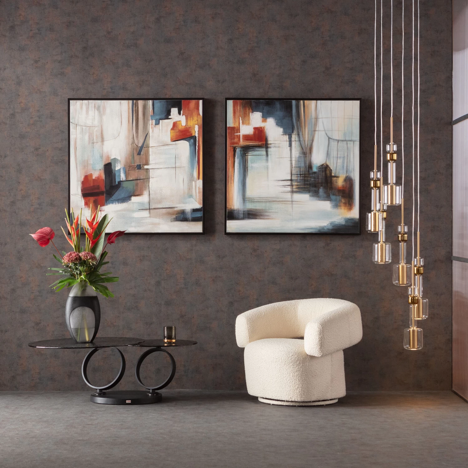 Drehsessel Maye Creme