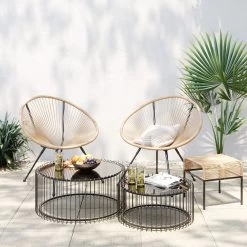 Hocker Acapulco Natur