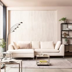 Ecksofa Gianni Creme Links