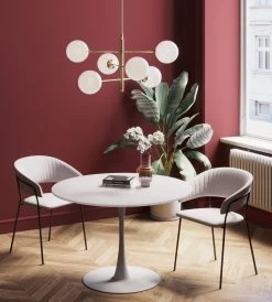 Tisch Schickeria Weiß Ø110