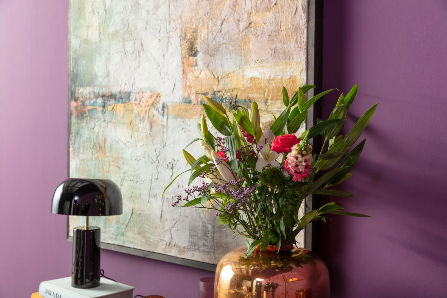 Tischleuchte Loungy Schwarz 38cm – Bild 3