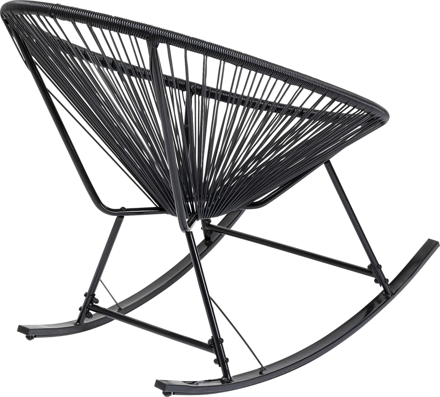 Schaukelstuhl Acapulco Mono Schwarz – Bild 4