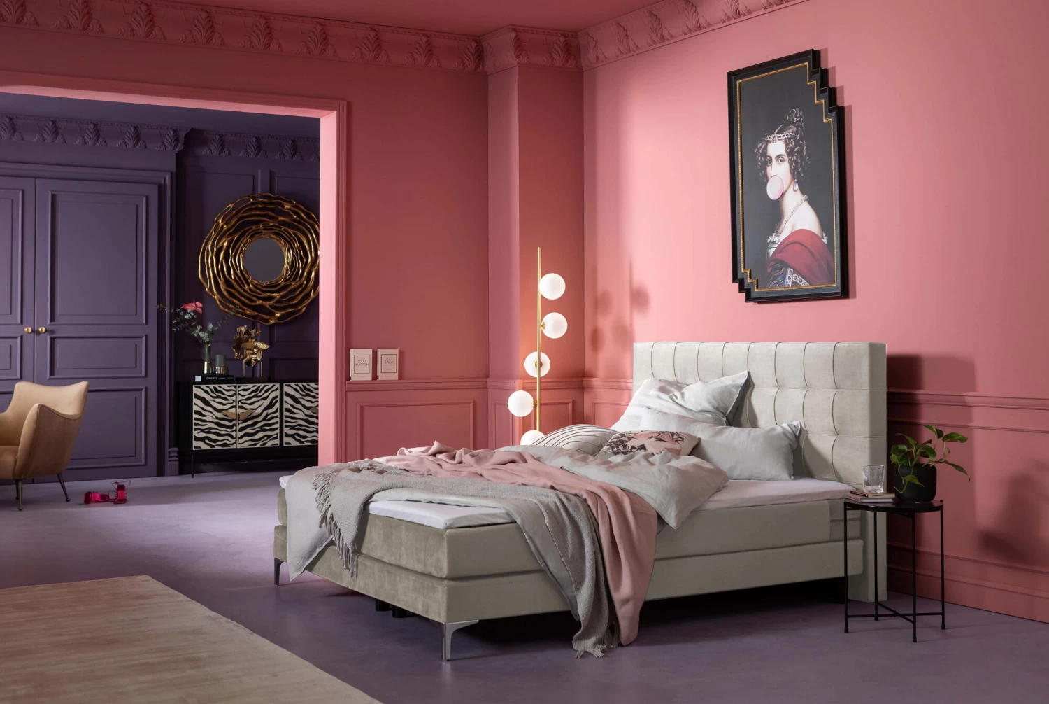 Kopfteil Benito Star Creme 180cm