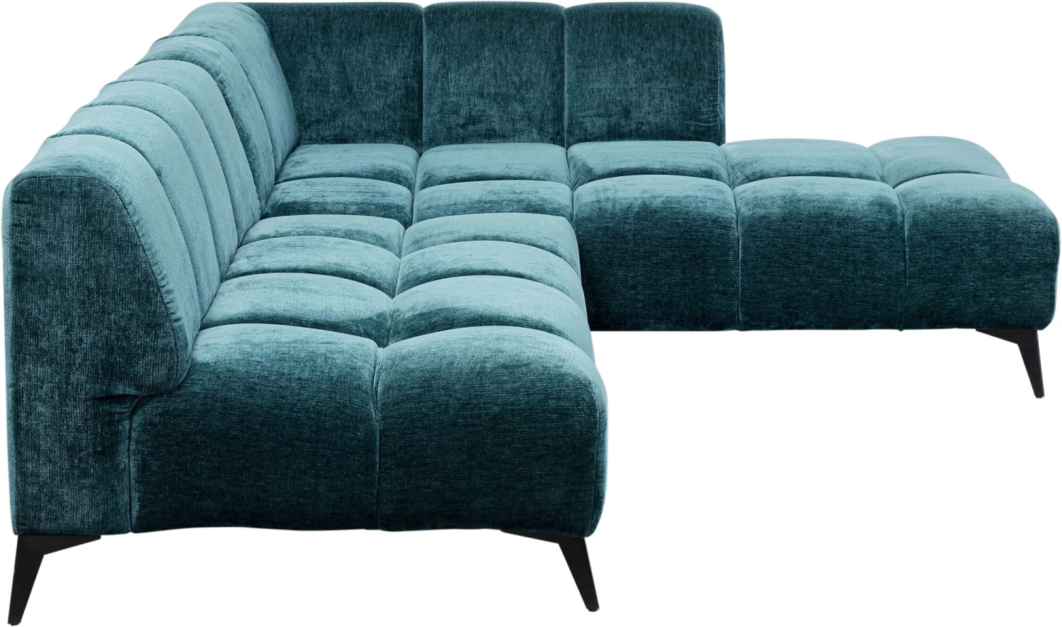 Ecksofa Nia Glam Dunkelgrün Rechts 250cm – Bild 3