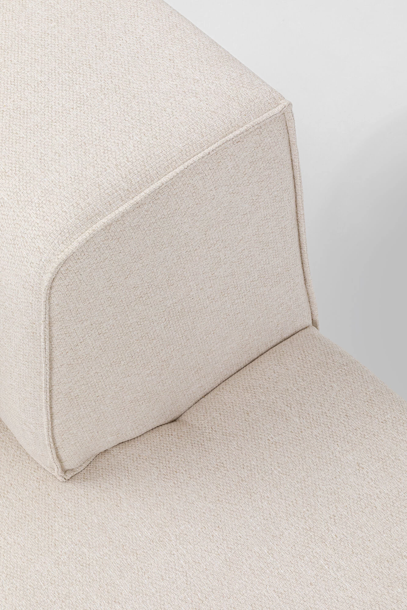 Infinity Ottomane Semi Elements Creme Rechts 120cm – Bild 6