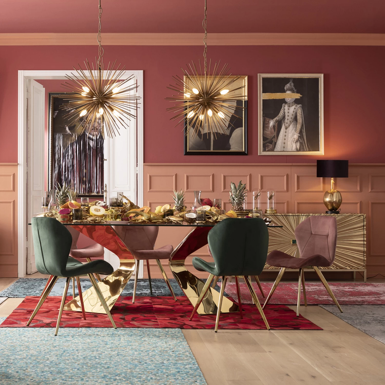 Tisch Gloria Gold 100x200cm – Bild 8