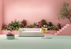 Sofa Cubetto 3-Sitzer Creme 220cm