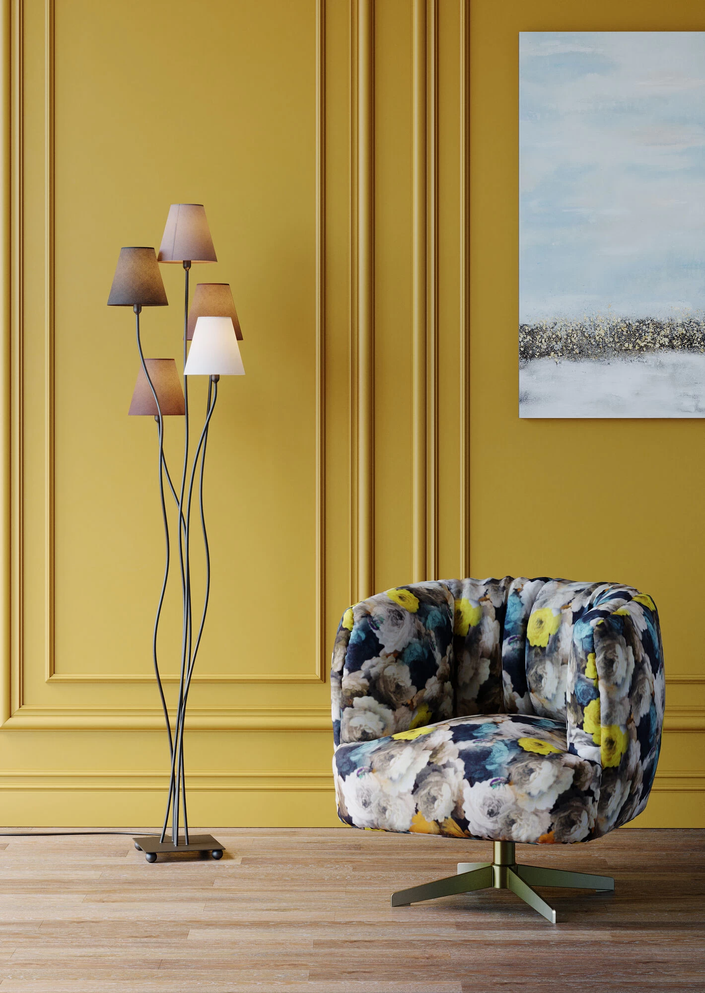 Stehleuchte Flexible Mocca Cinque – Bild 3