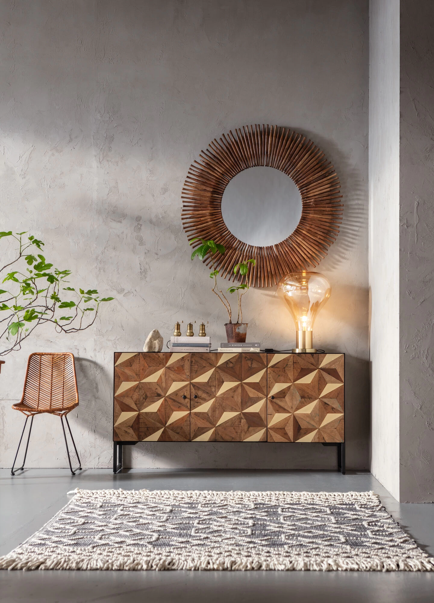 Spiegel Sunlight Ø120cm – Bild 5