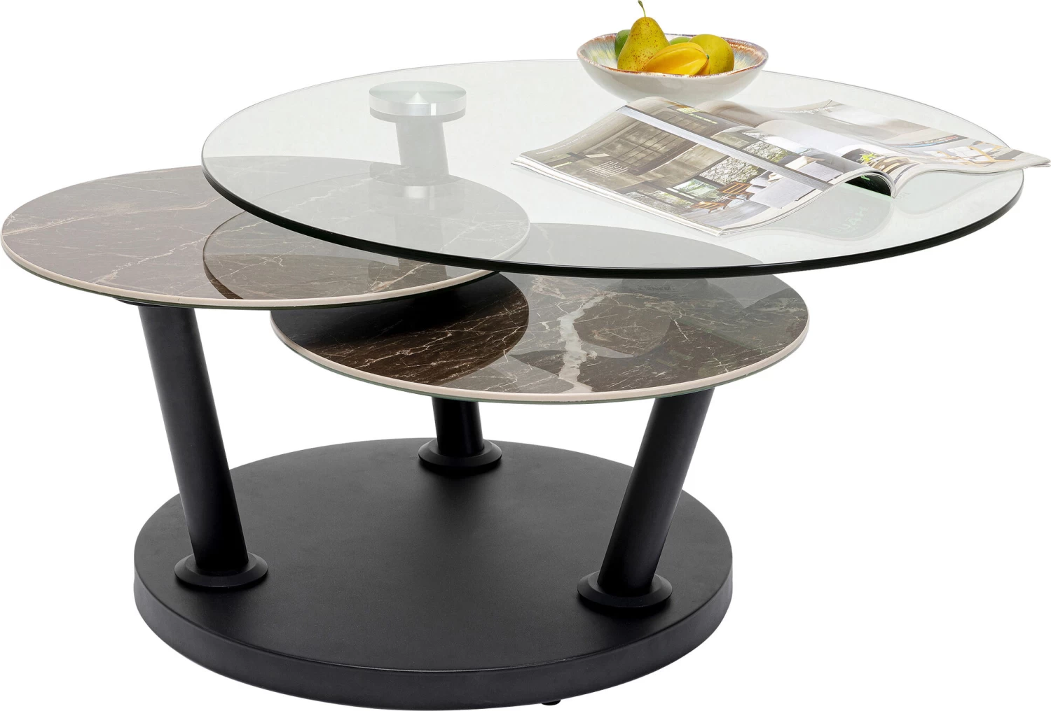 Couchtisch Avignon 80 (+124)x80cm