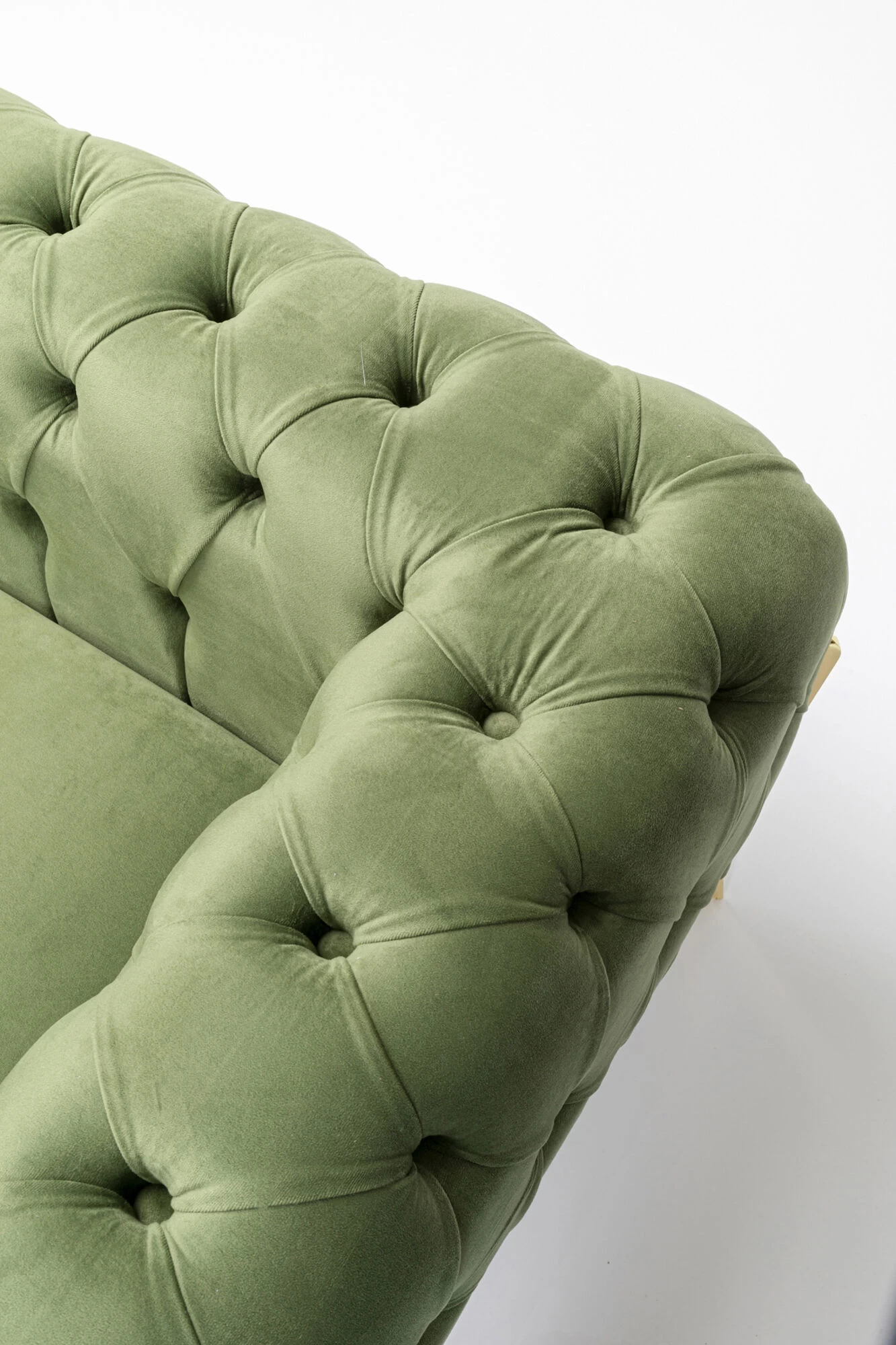 Sessel Bellissima Velvet Grün 120cm – Bild 5