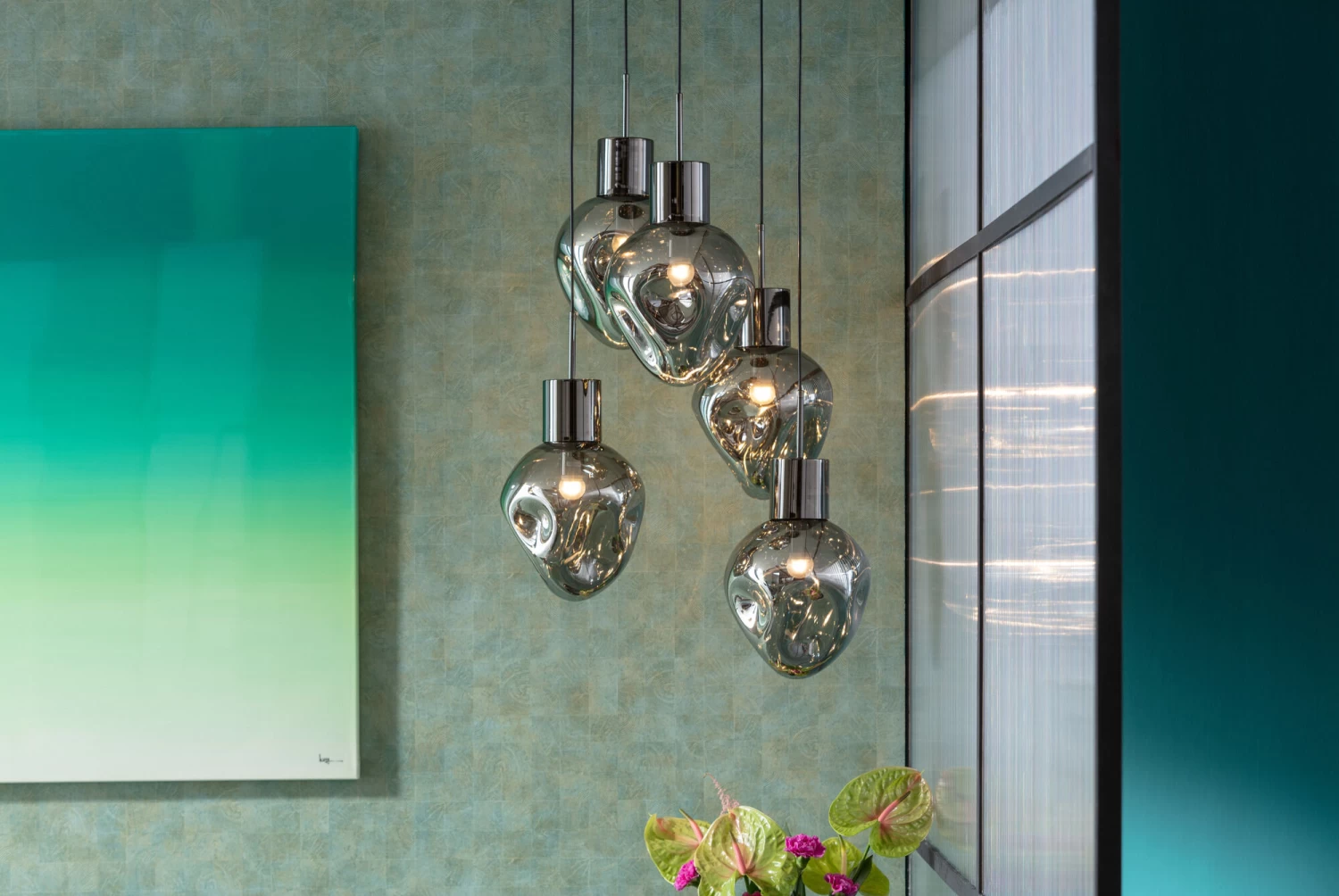 Hängeleuchte Supernova Smoky Cinque Ø50cm – Bild 3