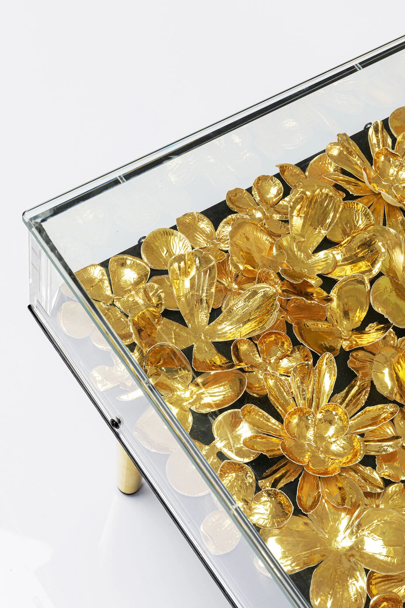 Couchtisch Gold Flowers 120x60 – Bild 9