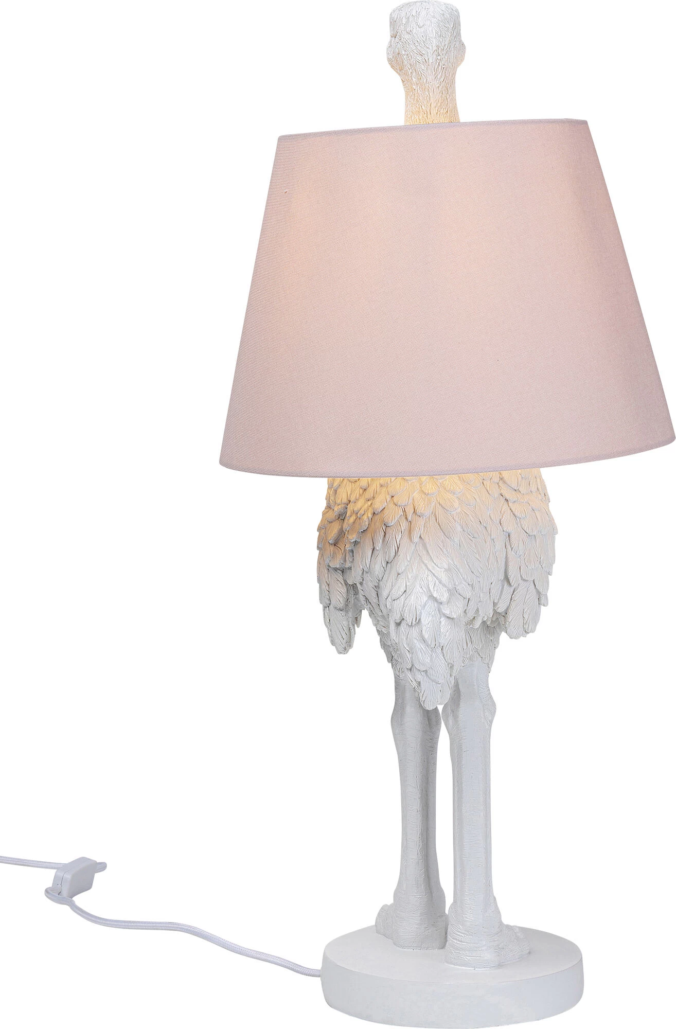 Tischleuchte Animal Ostrich Weiß 66cm – Bild 5