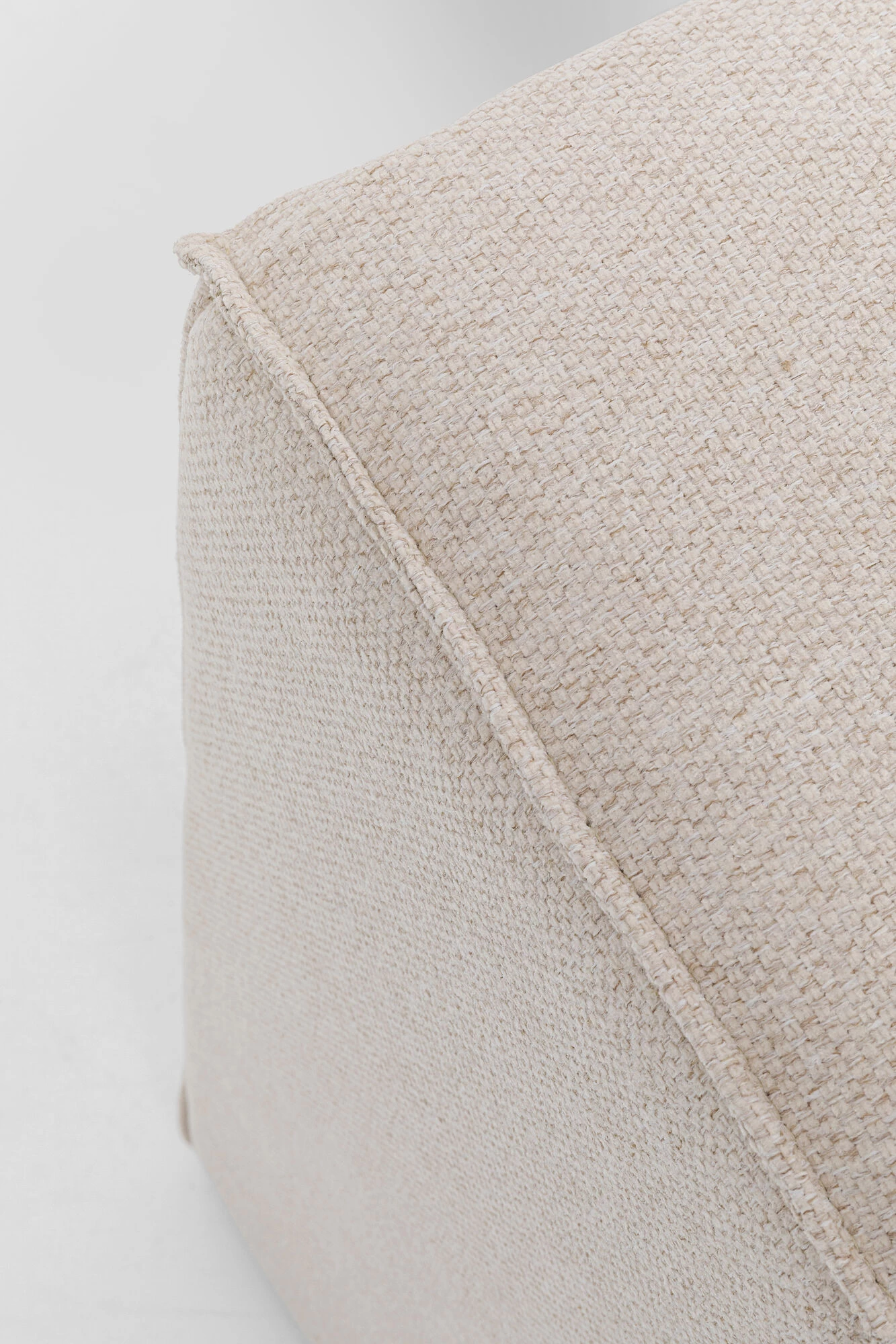 Infinity Ottomane Semi Elements Creme Rechts 120cm – Bild 4