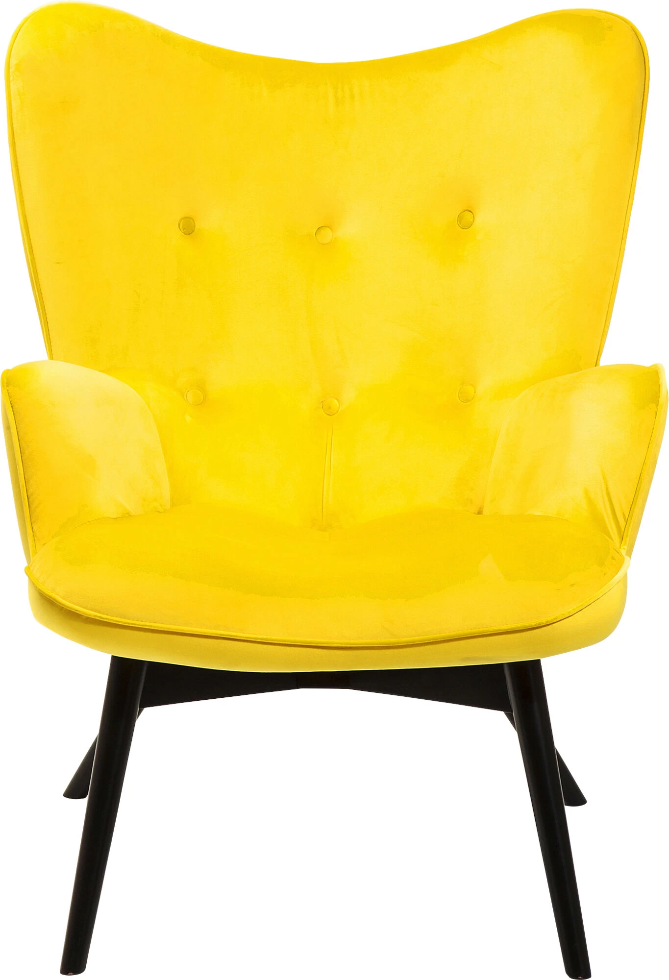 Sessel Black Vicky Velvet Yellow – Bild 9