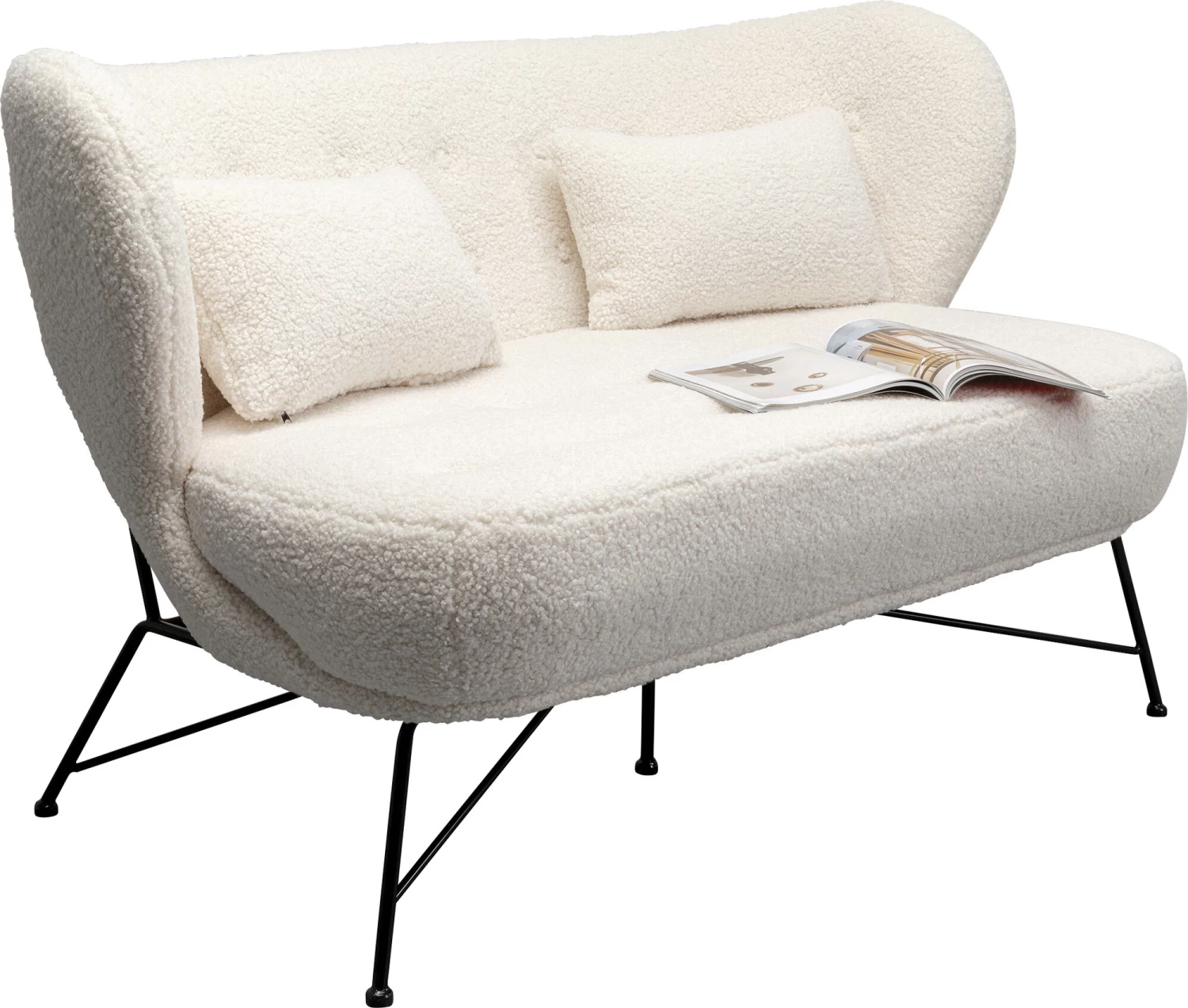 Sofa 2-Sitzer Jacky Teddy 139cm – Bild 3