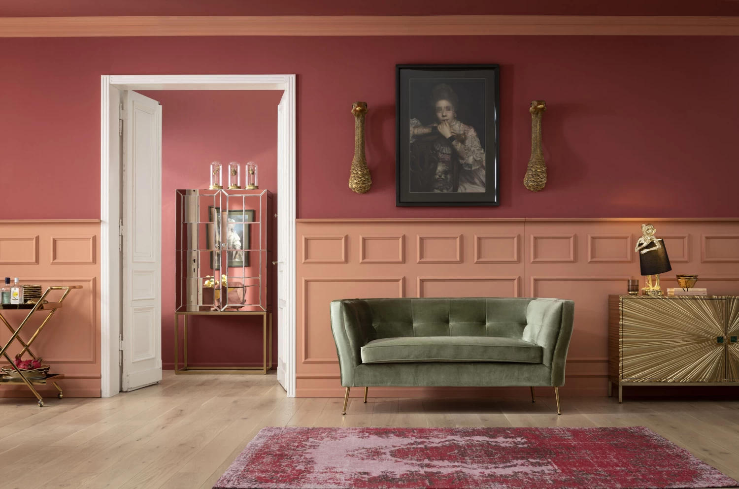 Sofa Rimini 2-Sitzer Grün – Bild 7