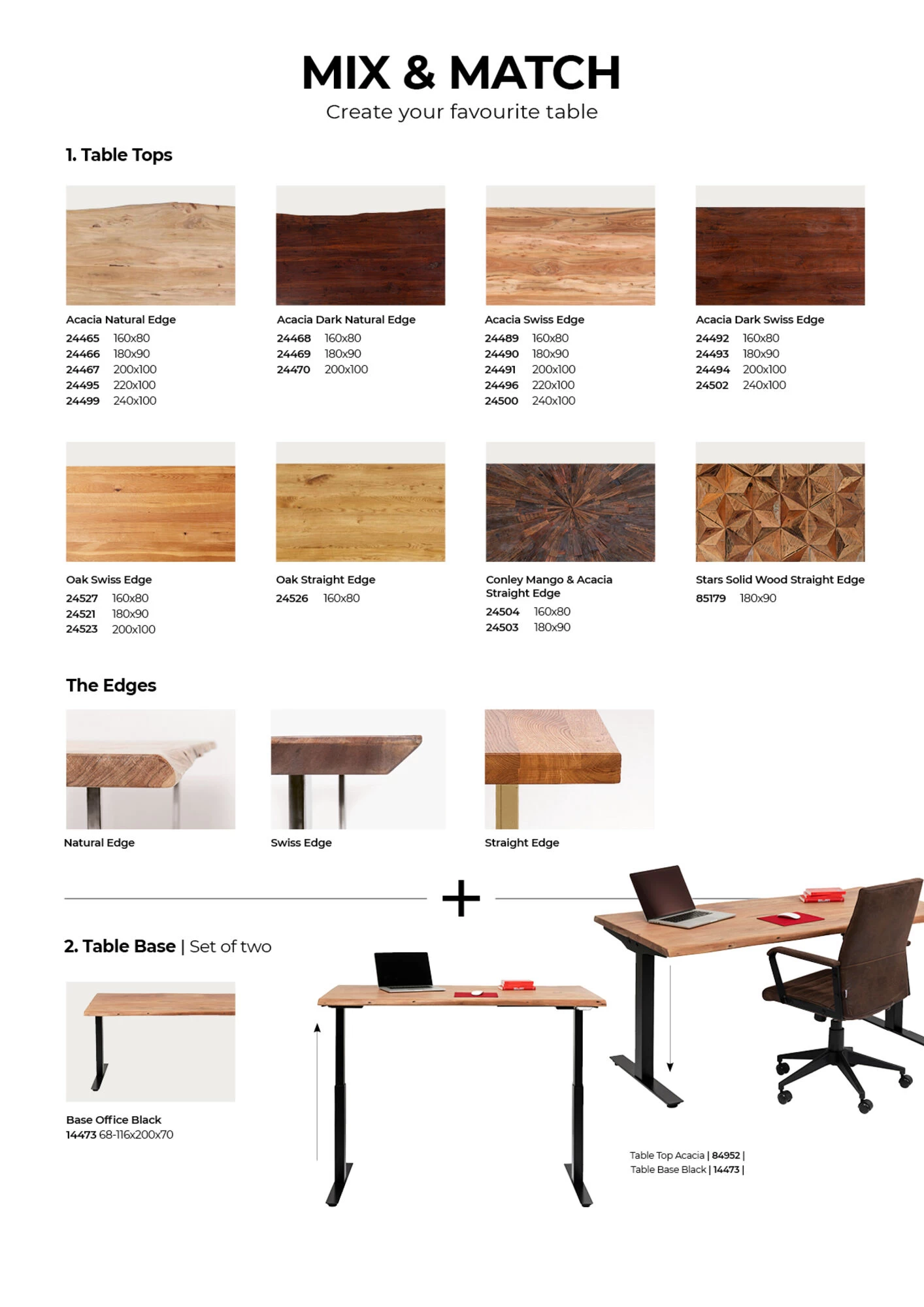 Gestell Tavola Office Schwarz Smart â Bild 2