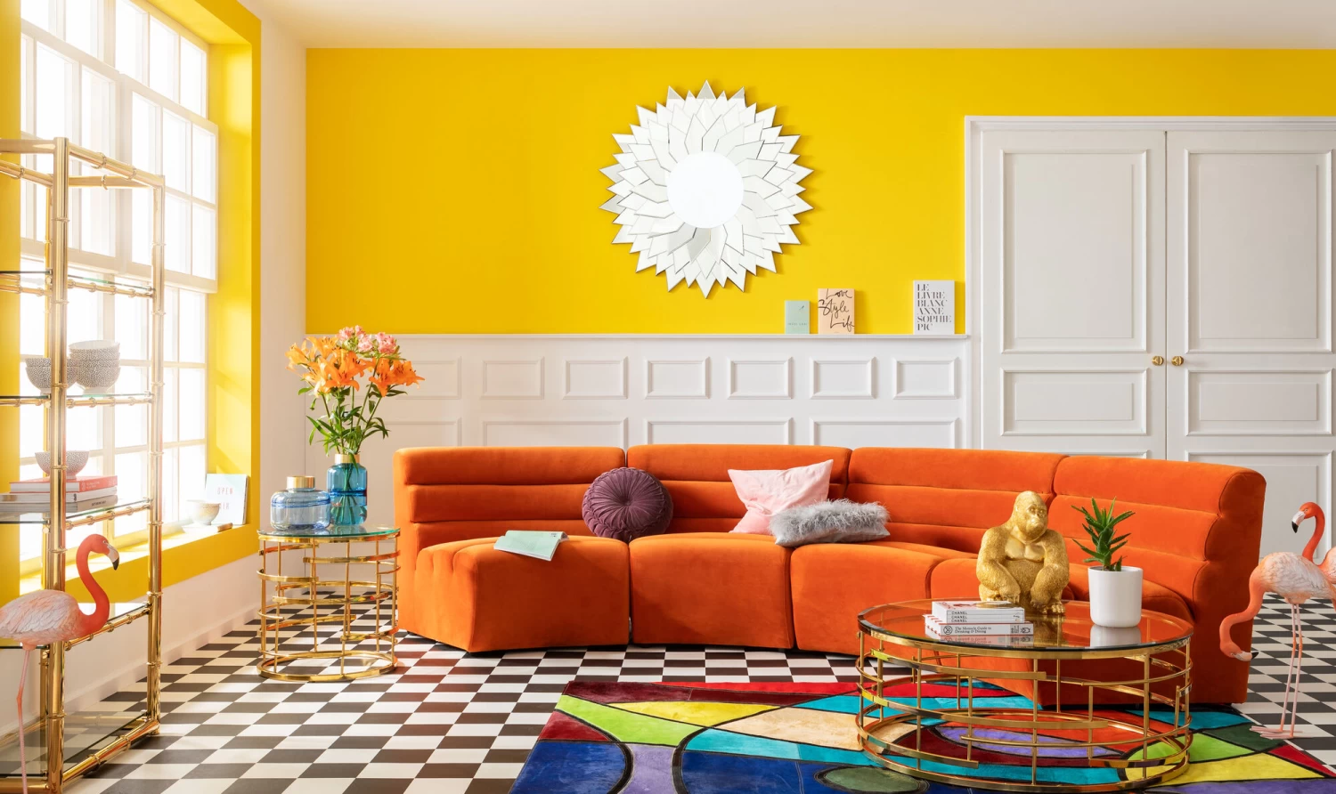 Sofa Element Wave Orange – Bild 3