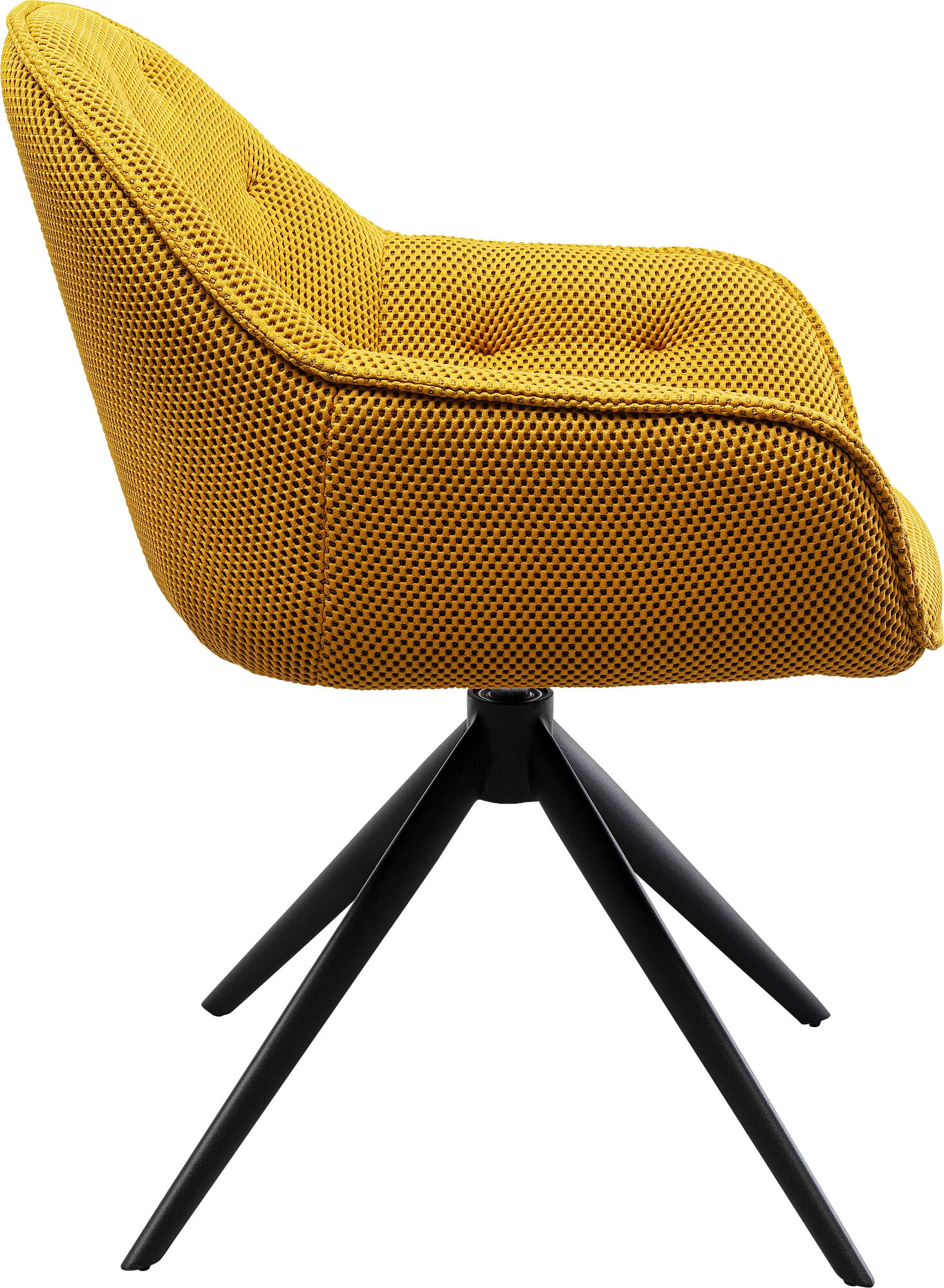 Drehstuhl Carlito Mesh Gelb – Bild 3