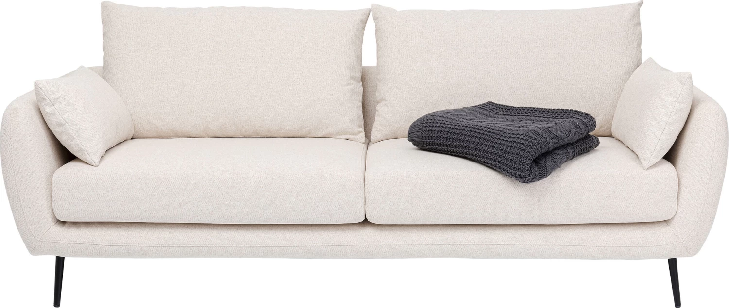 Sofa Amalfi 2-Sitzer Creme 219cm – Bild 2