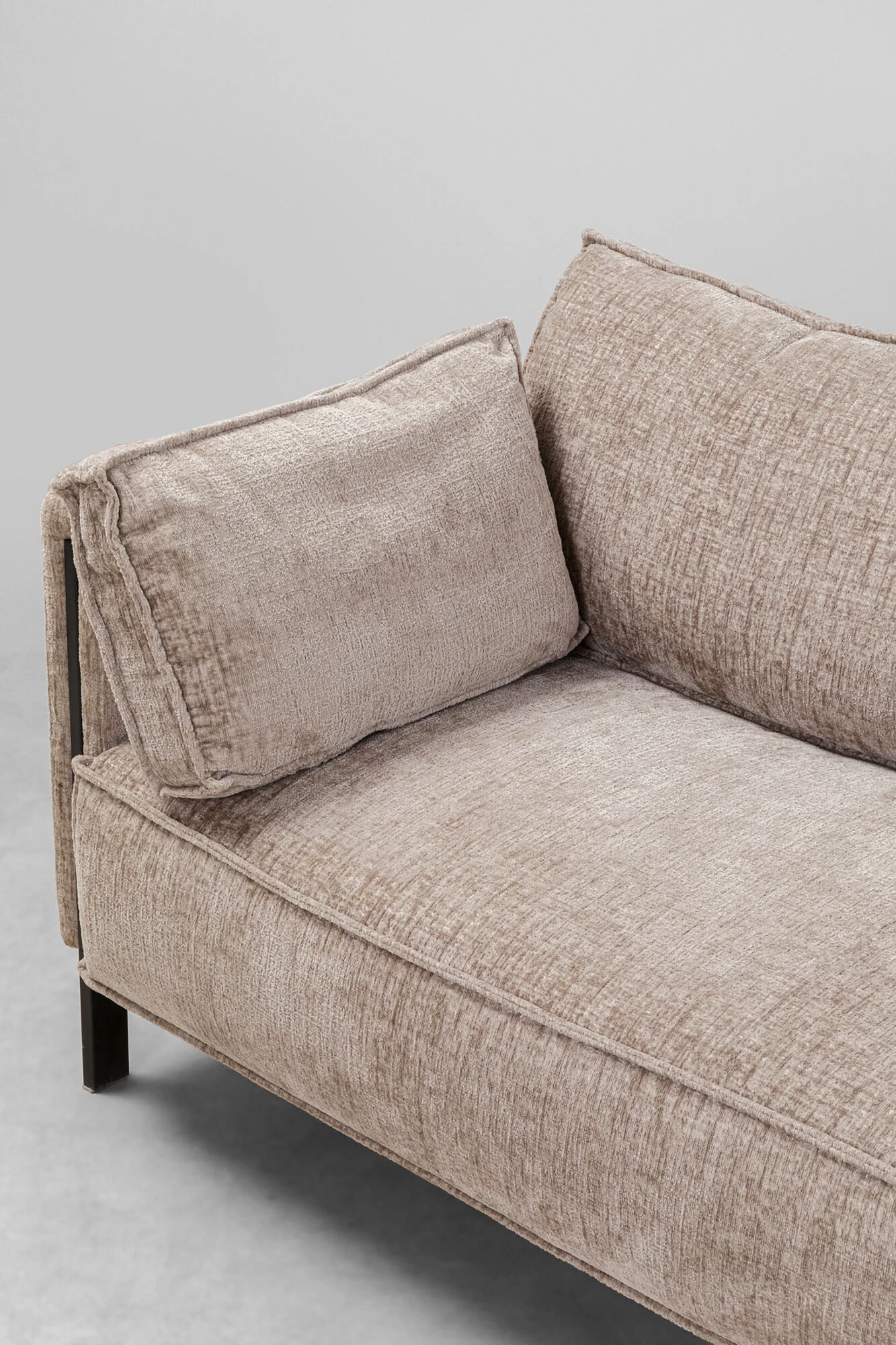 Sofa 3-Sitzer Victor Grau 233cm – Bild 9