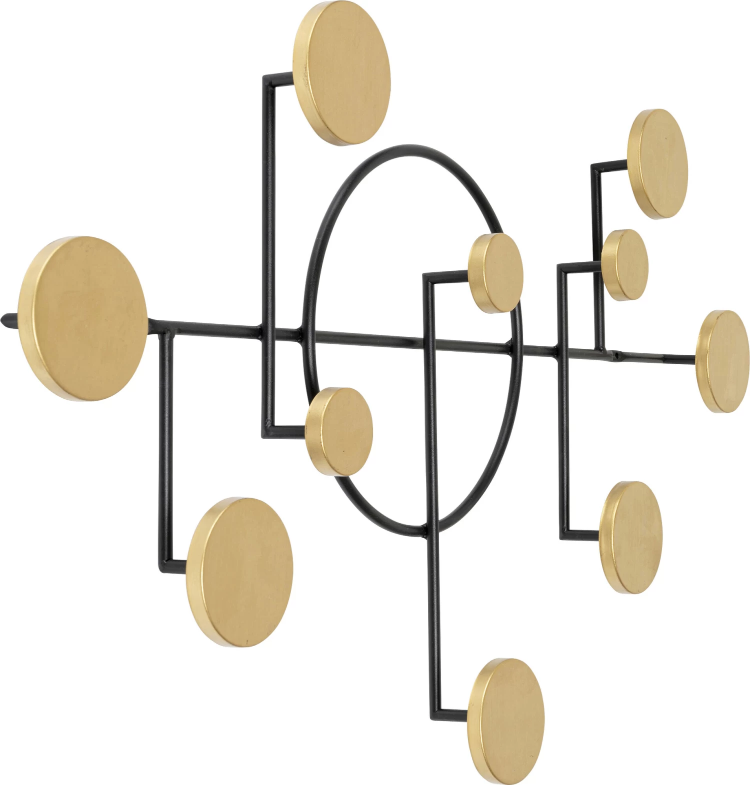 Wandgarderobe Art Circles 79cm