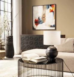 Tischleuchte Kalahari Grau 51cm