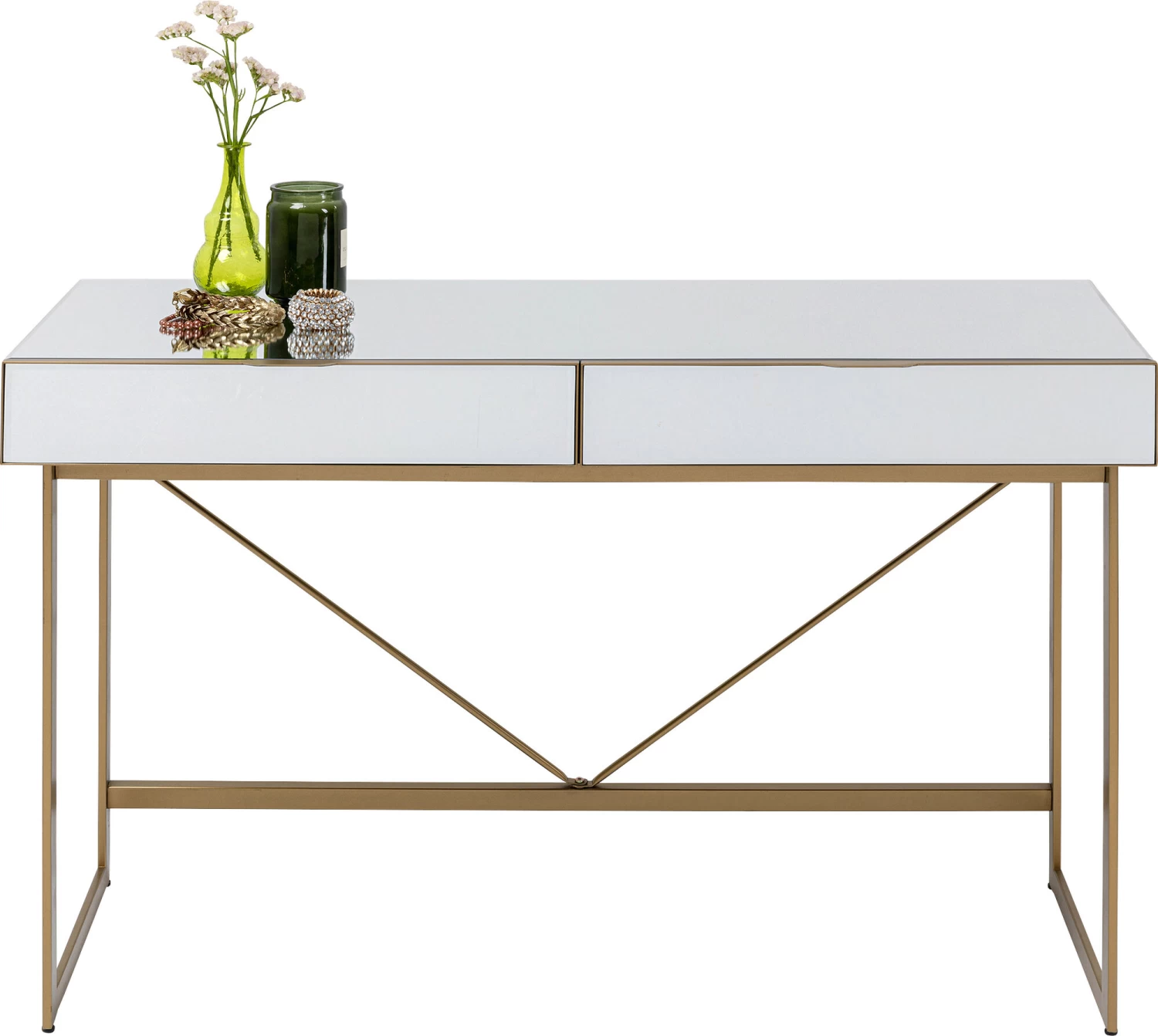 Schreibtisch Soran Gold 120x50cm – Bild 7