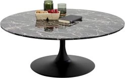 Couchtisch Schickeria Marmor Schwarz Ø110cm