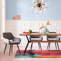 Armlehnstuhl San Francisco Grau