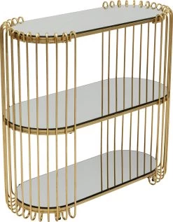 Konsole Wire Brass 81x78cm