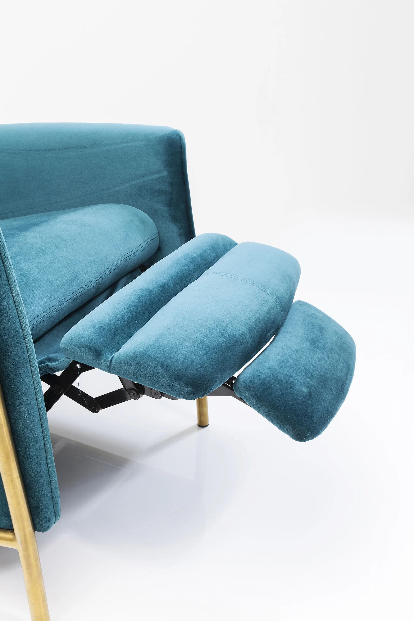 Relaxsessel Lazy Velvet Blau – Bild 11