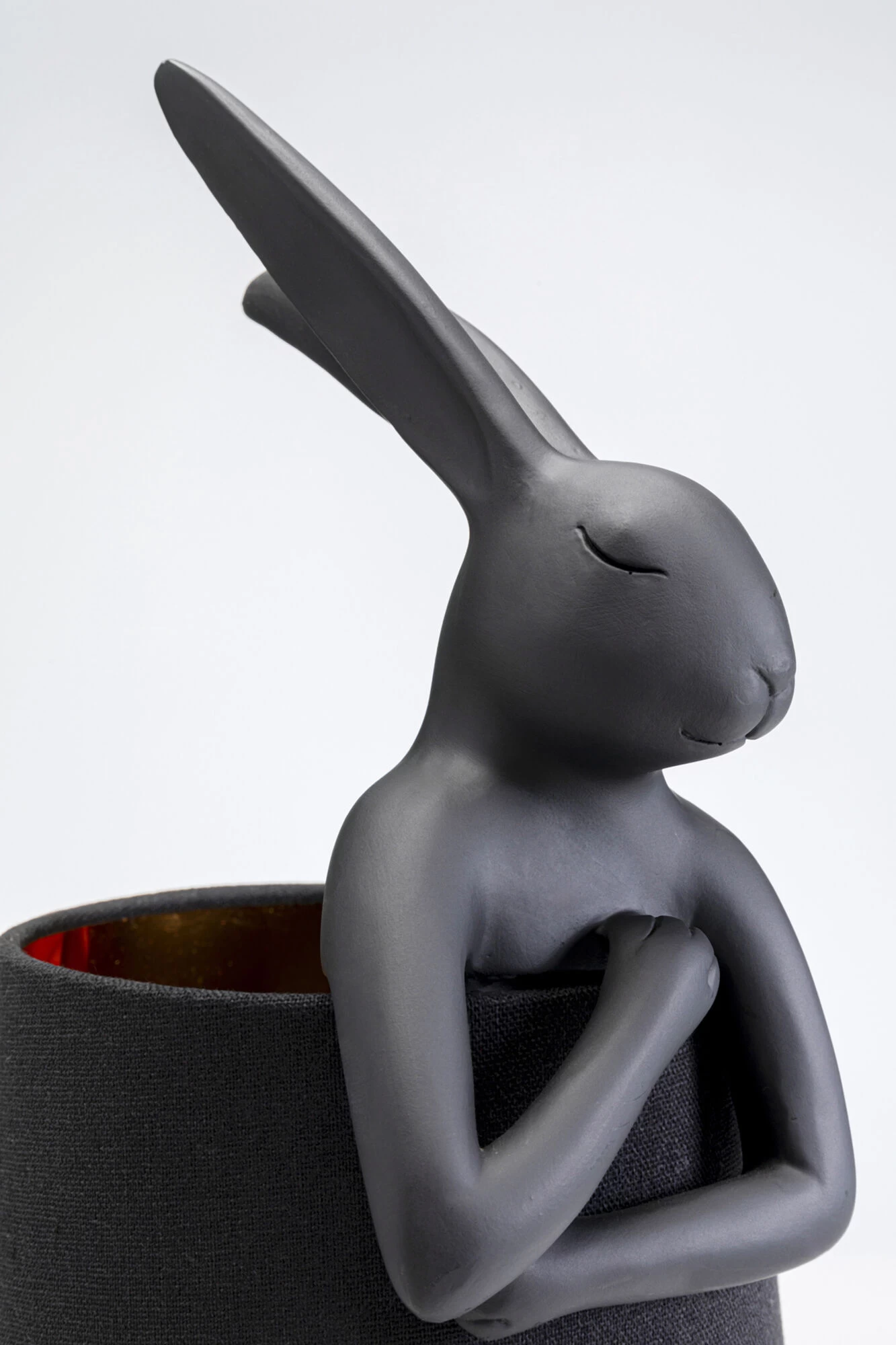Tischleuchte Animal Rabbit Matt Schwarz 50cm – Bild 6
