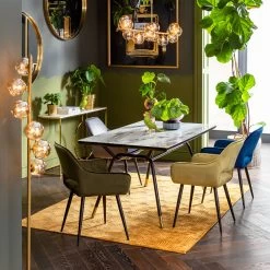 Armlehnstuhl San Francisco Dunkelgrün