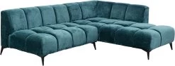 Ecksofa Nia Glam Dunkelgrün Rechts 250cm