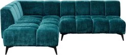 Ecksofa Nia Glam Dunkelgrün Links 250cm