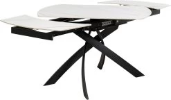 Ausziehtisch Twist Onyx 120(30+30)x90cm